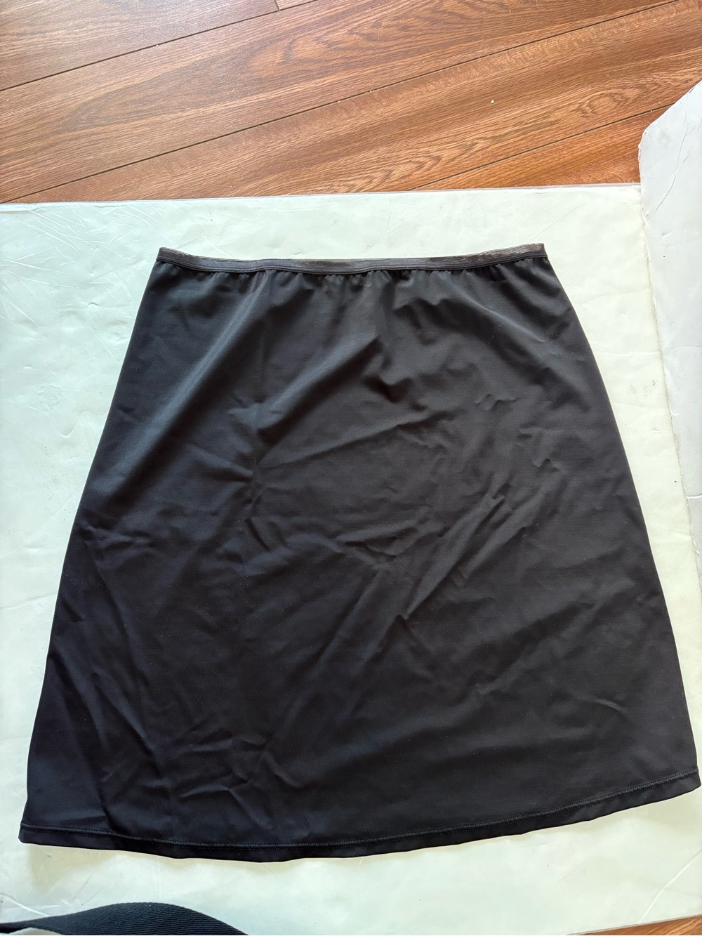 Black Women's Half Slip Chemise - Classic Underskirt